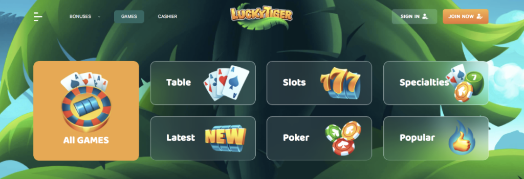 A Lucky Tiger Casino Review in Brief